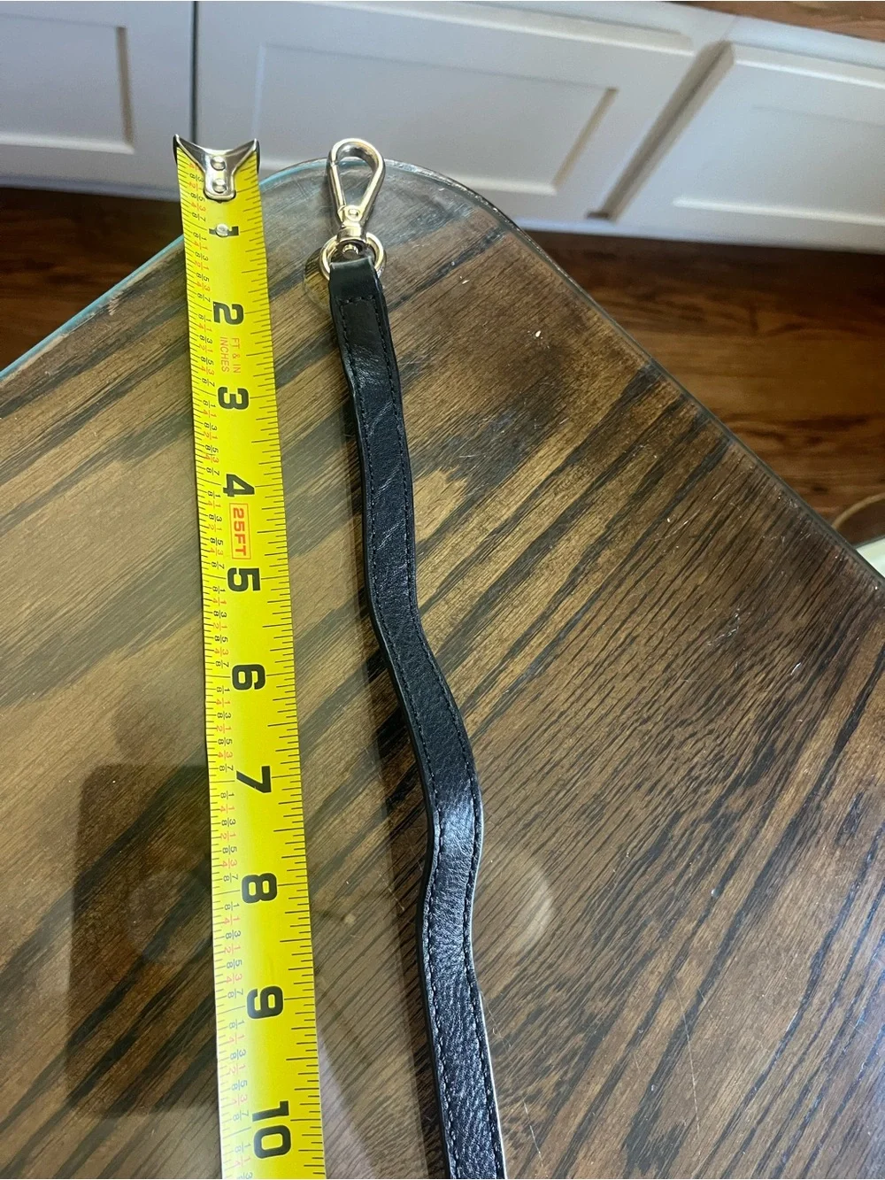 Michael Kors Black Textured Purse Strap with Gold Hardware
